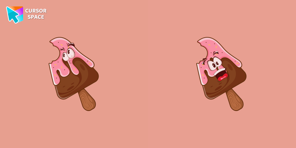 Chocolate Ice Cream cursor cursor pack
